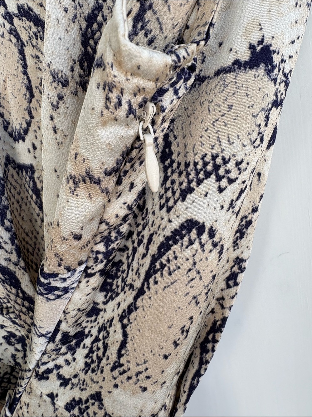 Aqua Snake Print Sleeveless Midi Dress Size XS Mob Wife, Timeless - Picture 11 of 12